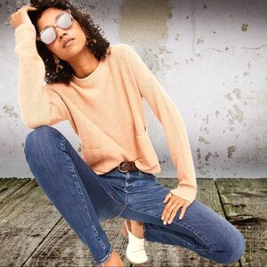 Madewell skinny skinny blue stretchy jeans!